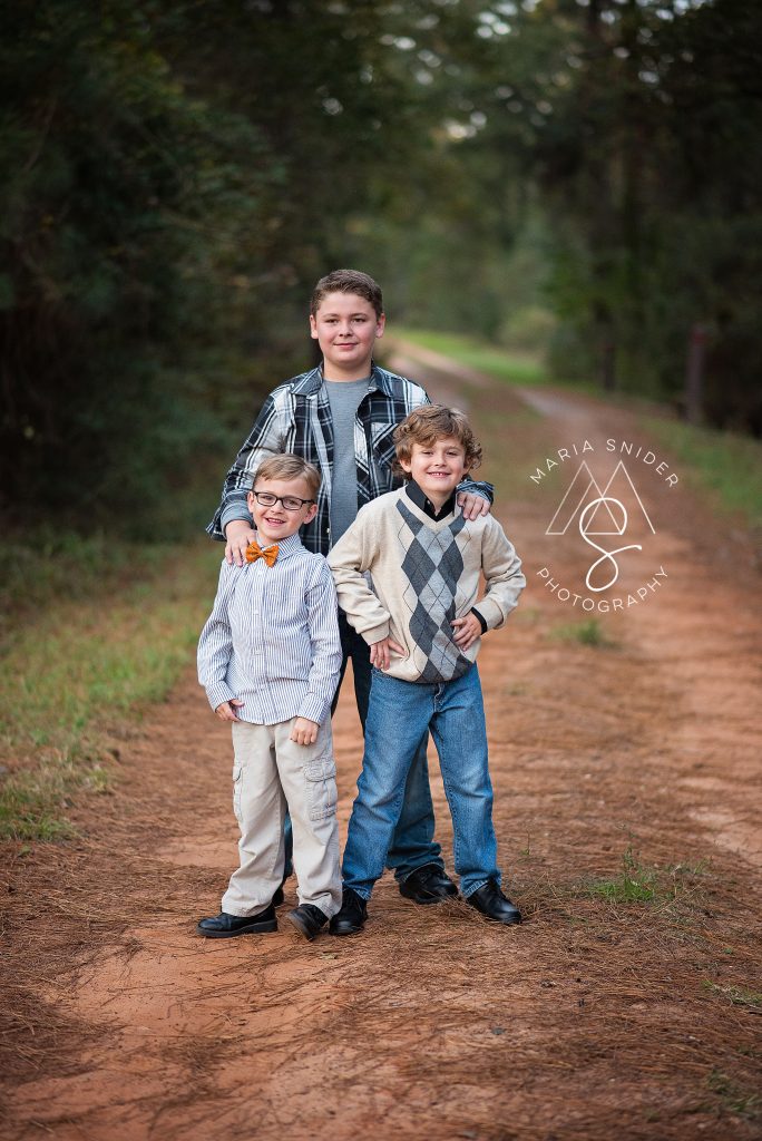 family session in the Woodlands