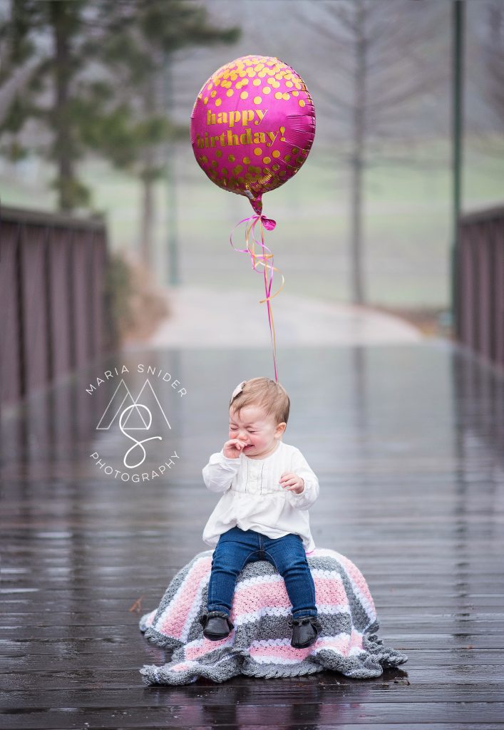 First birthday session in The Woodlands