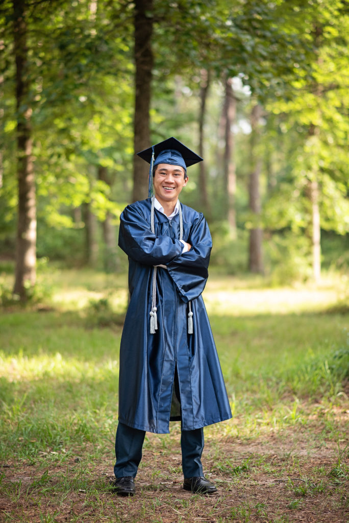 Senior Photography: Cap and Gown Pictures in The Woodlands, TX featured by top houston photographer, Maria Snider Photography