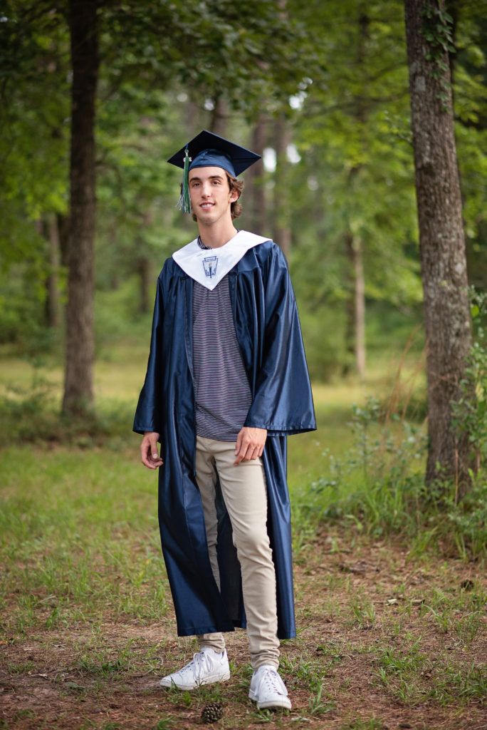 Senior Photography: Cap and Gown Pictures in The Woodlands, TX featured by top houston photographer, Maria Snider Photography