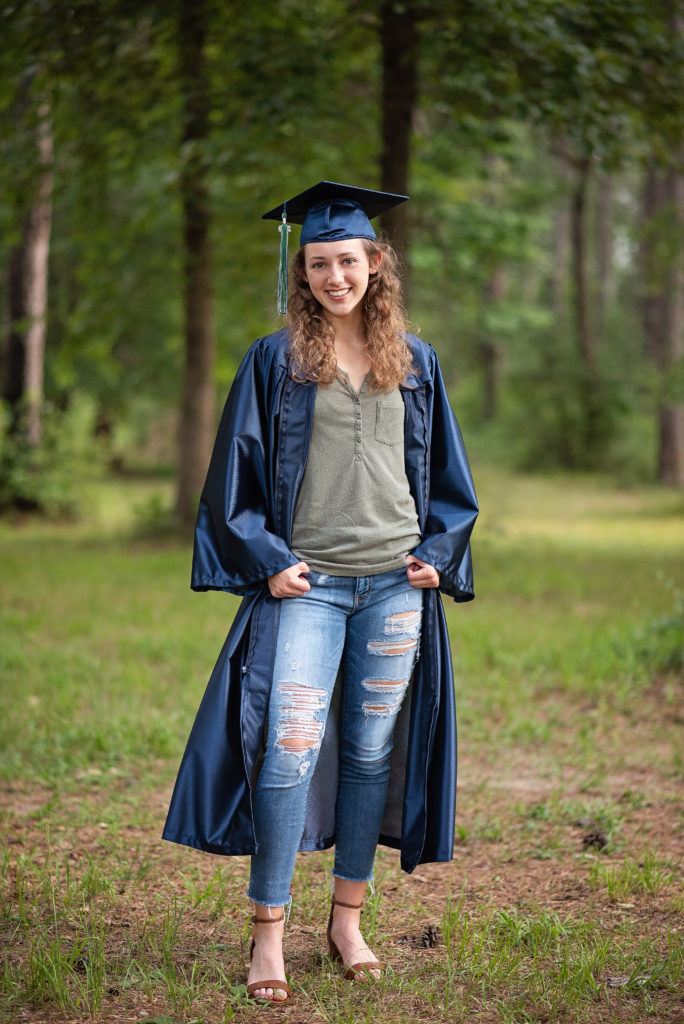 Senior Photography: Cap and Gown Pictures in The Woodlands, TX featured by top houston photographer, Maria Snider Photography