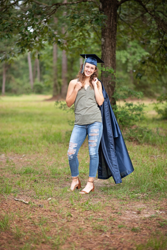 Senior Photography: Cap and Gown Pictures in The Woodlands, TX featured by top houston photographer, Maria Snider Photography