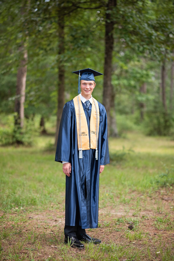 Senior Photography: Cap and Gown Pictures in The Woodlands, TX featured by top houston photographer, Maria Snider Photography