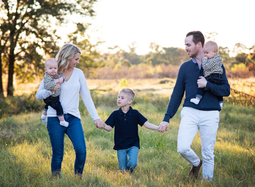 Extended family photography in The Woodlands, TX