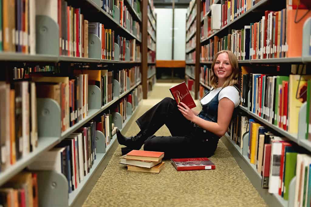 senior session at a library