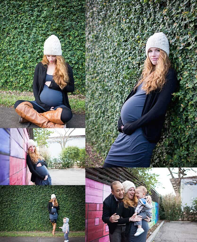 urban maternity session